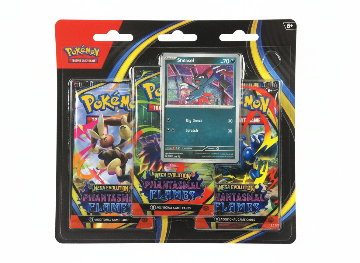Pokémon Phantasmal Flames 3 pack blister - WiredVillage Games - The Pokémon Company